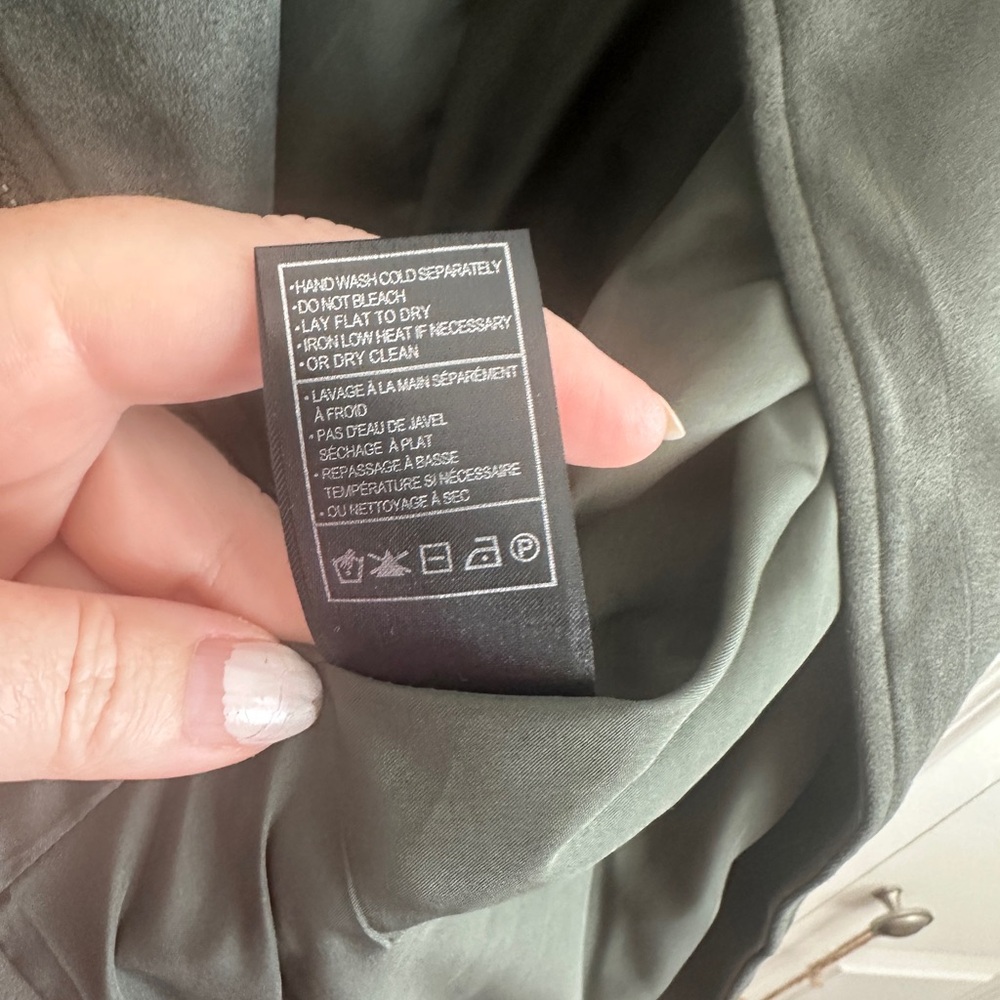 BB Dakota Women's Olive suede Jacket - Picture 5 of 9